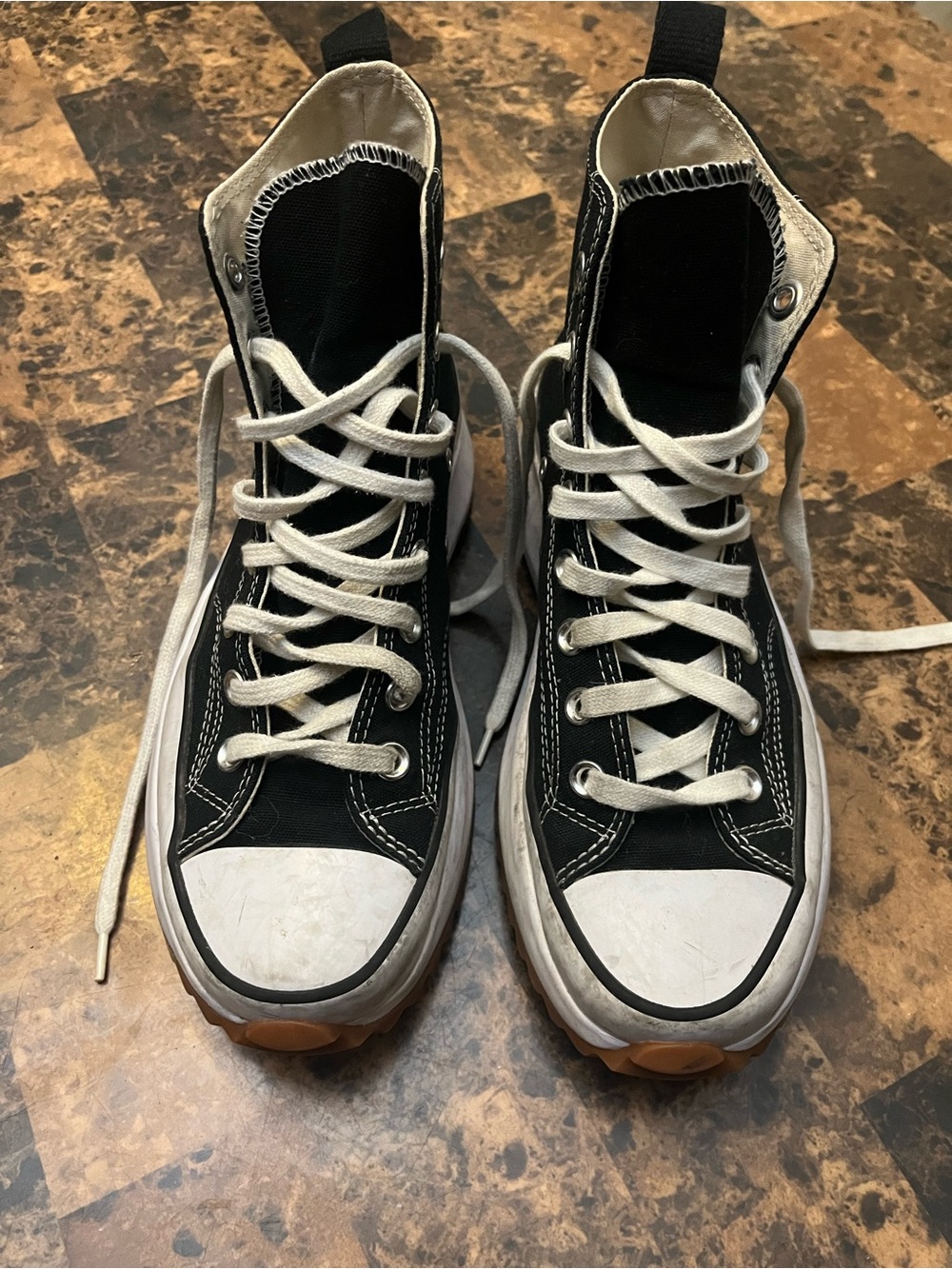 Converse Black and White High Top Women's Sneakers